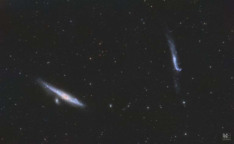 NGC 4656 Hockey Stick & Whale Galaxy - Astrofotografie