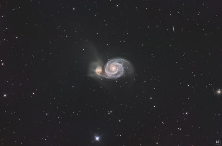M 51 Whirpool Galaxy RC8 1080mm ASI2600MM 26h15m HaLRGB