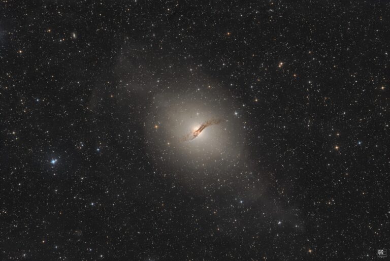 NGC 5128 Centaurus A Lacerta 800 ASI 2600MM 6h57m LRGB