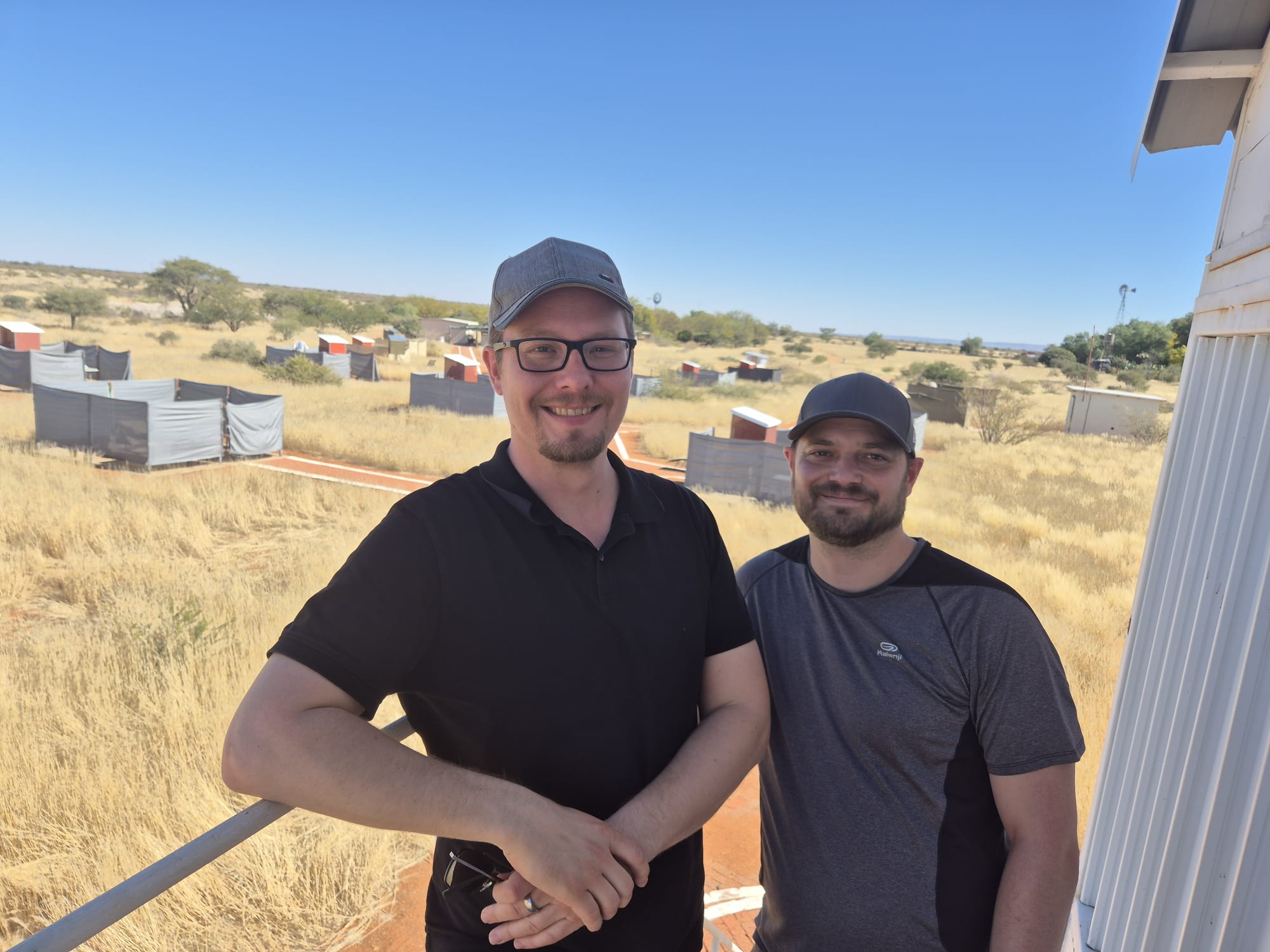 Christoph und Matthias Matenaer in Namibia